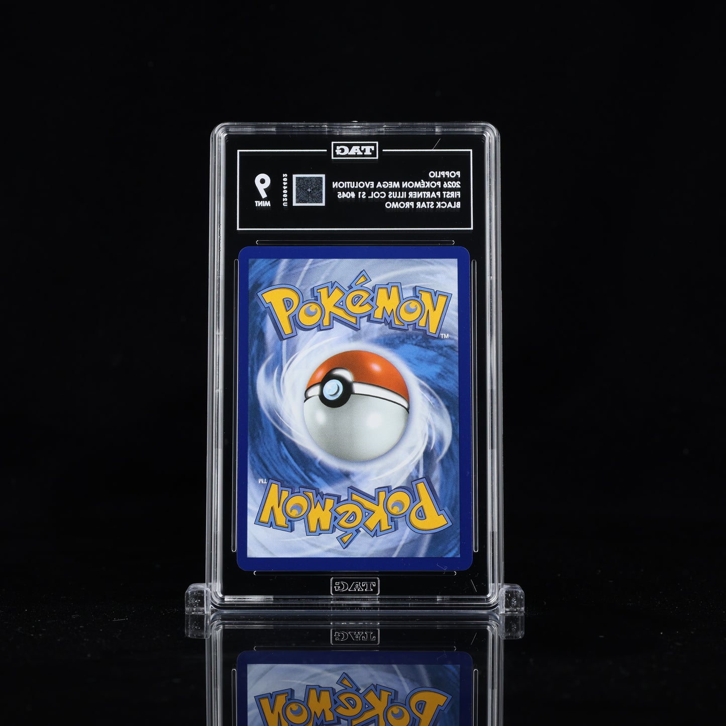2026 Pokémon Mega Evolution Black Star Promos #045 Popplio - TAG 9 MINT