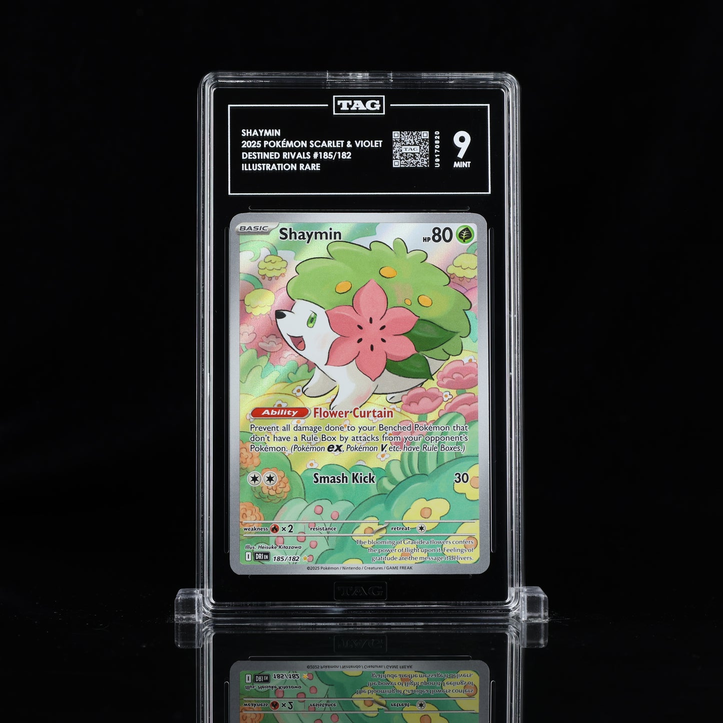 2025 Pokémon Scarlet & Violet #185/182 Shaymin - TAG 9 MINT