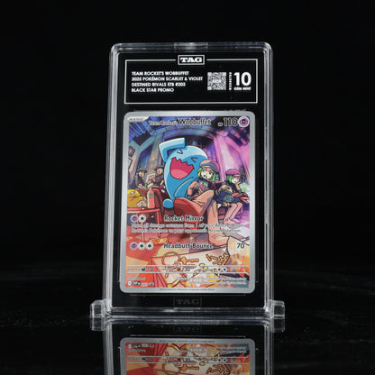 2025 Pokémon Scarlet & Violet Black Star Promos Destined Rivals Elite Trainer Box 203 Team Rocket's Wobbuffet Holo - TAG GEM MINT 10