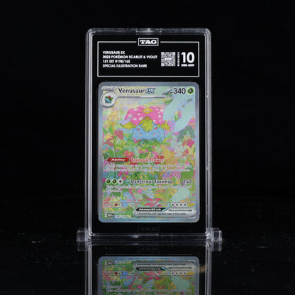 2023 Pokemon Scarlet & Violet 151 198/165 Venusaur ex Special Illustration Rare - TAG GEM MINT 10