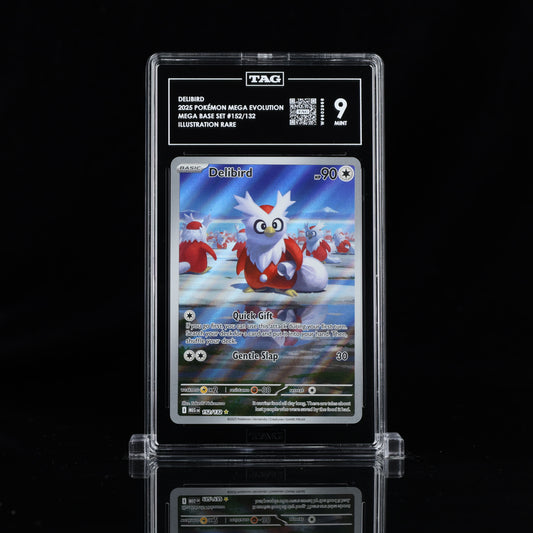 2025 Pokémon Mega Evolution #152/132 Delibird - TAG 9 MINT
