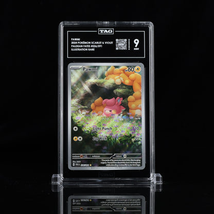 2024 Pokémon Scarlet & Violet #226/091 Pawmi - TAG 9 MINT