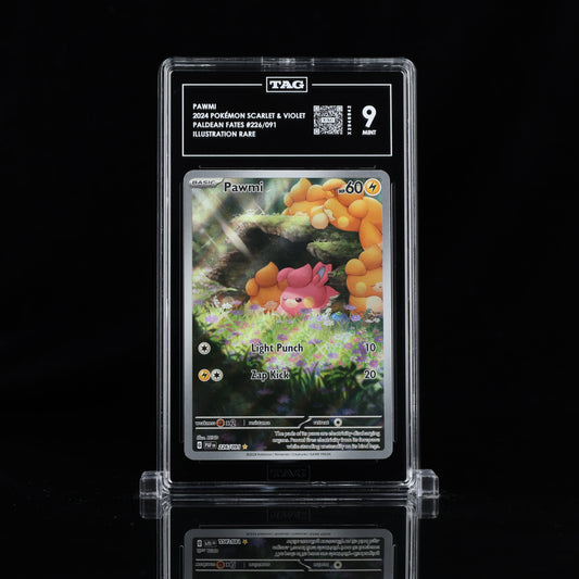 2024 Pokémon Scarlet & Violet #226/091 Pawmi - TAG 9 MINT