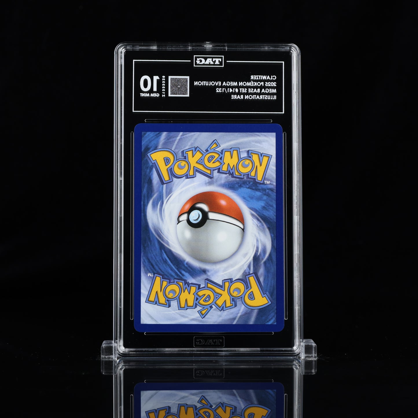 2025 Pokémon Mega Evolution #141/132 Clawitzer - TAG 10 GEM MINT